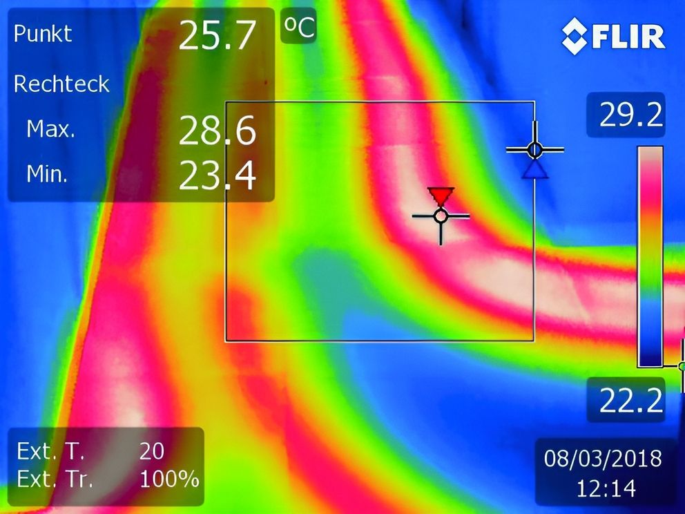Thermografie-Untersuchung